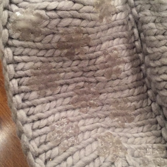 Faux fur knit slipper booties LUXURIOUS - Picture 4 of 4